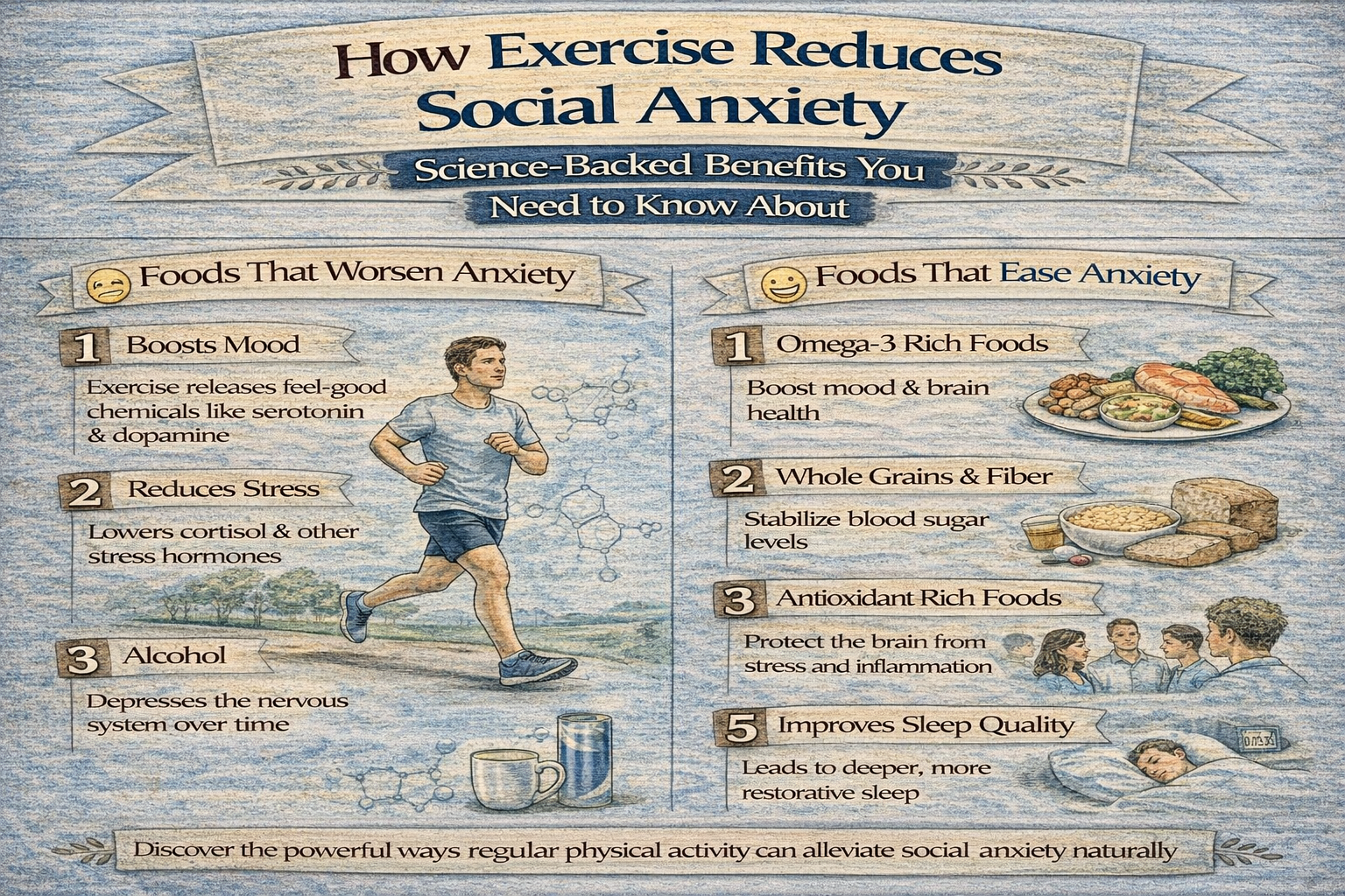 How exercise reduces social anxiety – science-backed benefits 2026 (person jogging confidently in a park)